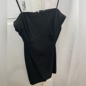 Thin Strap Black Dress